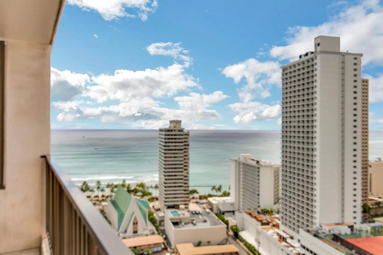 Deluxe Ocean View Condo 2 Queen Beds In Waikiki, Free Parking & Wi-Fi Гонолулу США